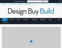 Tablet Screenshot of designbuybuild.co.uk